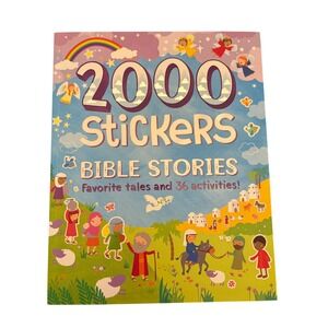 Parragon 2000 Stickers Bible Stories Activity Book Kids Favorite Tales 2016